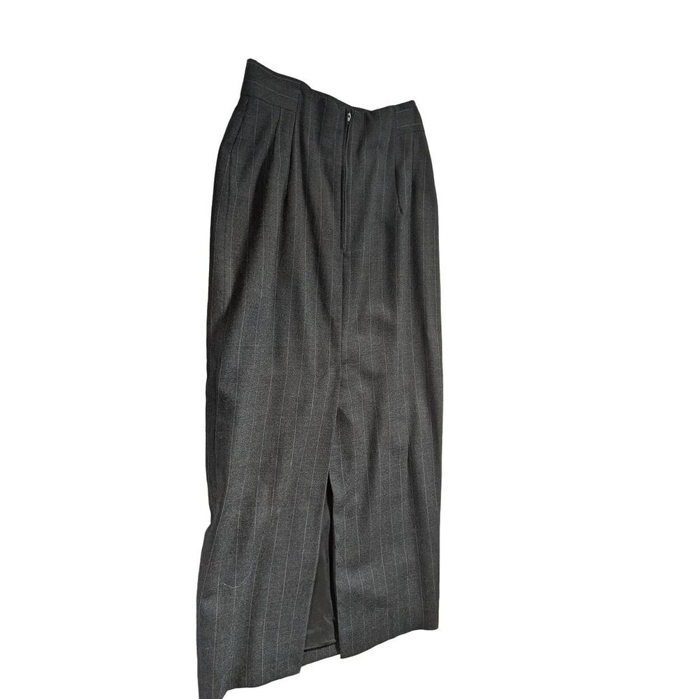 Bebe Vintage business work Wool Pencil skirt Women's Size 8 in Charcoal